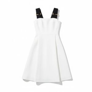 Josh Goot White Dress with Black Straps​​